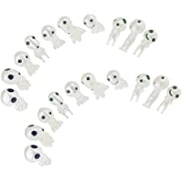 FLAMEER 20pcs Juguete Miniatura Adorno Luminoso de Regalo Accesorios de Jardinería Césped